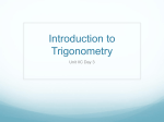 3/28 Intro. to Trig. notes File