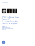 CT Clinical Case Study Trauma CT Occlusion Superficial Femoral