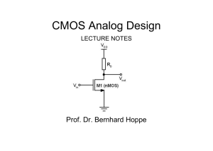CMOS Analog Design Lecture Notes Rev 1.4L_1_07_09