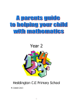 Maths in Year 2 - Heddington Church Of England Primary School