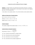 2.9 Complex Zeros and the Fundamental Theorem of Algebra