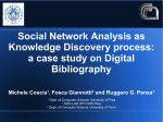 Social Network Analysis as Knowledge Discovery process: a case