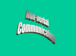 Nonverbal Communication