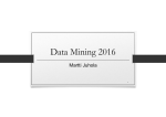 Data Mining 2016
