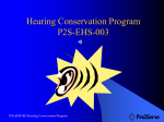 Hearing Conservation Program Training