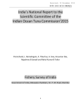 India`s National Report to the Scientific Committee of the