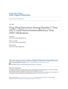 Drug-Drug Interactions Among Hepatitis C Virus (HCV) and Human