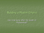 Building a Muslim Empire - Eaton Community Schools