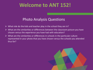 What Is Anthropology? - ANT 152