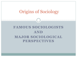 Origins of Sociology