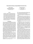 Measuring Inconsistency through Minimal Inconsistent Sets