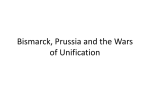Prussia and the Wars of Unification (ppt)