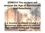 SSWH14 - Navigate History