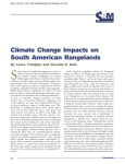 Climate Change Impacts on South American Rangelands
