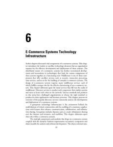 6 E - Commerce Systems Technology Infrastructure