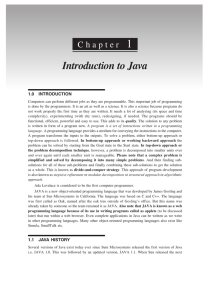 Introduction to Java - New Age International
