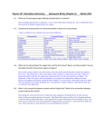 Physics 127 Descriptive Astronomy Homework #8 Key (Chapter 4