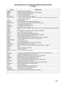 HIGH FREQUENCY VOCABULARY WORDS AND DEFINITIONS