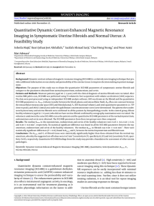 Quantitative Dynamic Contrast-Enhanced Magnetic Resonance
