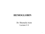 4-Biochemical structure of Hemoglobin