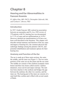 Chapter 8 Hearing and Ear Abnormalities in Fanconi Anemia