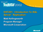 What Is SQL Server Replication?