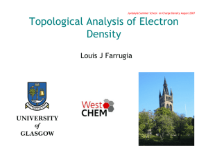 Topological Analysis of Electron Density