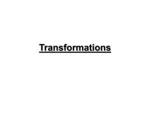 Transformations - tandrageemaths
