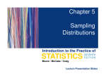 sampling distribution