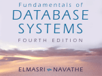 Fundamentals of Database Systems