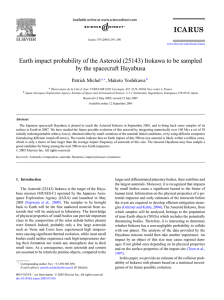 Earth impact probability of the Asteroid (25143)