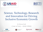 Science, Technology, Research and Innovation for Driving Inclusive