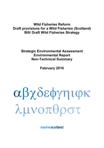 Strategic Environmental Assessment Environmental Report Non