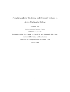 From Lithospheric Thickening and Divergent Collapse to Active