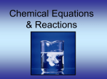 PPT: Chemical Reactions Review