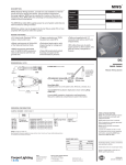 MWS Modular Wiring System DC Drop Cable specification sheet