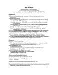 Curriculum Vitae - Nicholas School WordPress Network