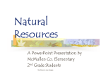 to View Our Natural Resources Presentation