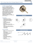 ED-21 Analog Output Series Packaged Magnetic Encoder