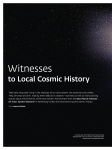 Witnesses to Local Cosmic History - Max-Planck