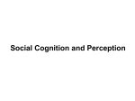 Social Cognition and Perception