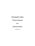Electrical Safety-Related Work Practices
