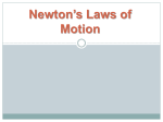 Newton`s Laws