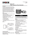 High Frequency Pulse Generator