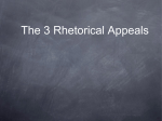The 3 Rhetorical Appeals