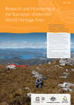 Research and Monitoring in the Tasmanian Wilderness World