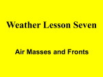Weather Lesson Seven