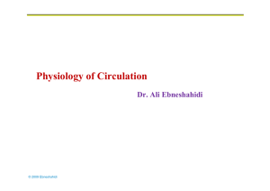 Physiology of Circulation