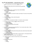 plate boundaries lab - Hastings Middle School