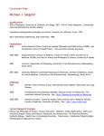 Curriculum Vitae - Centre for Applied Philosophy and Public Ethics